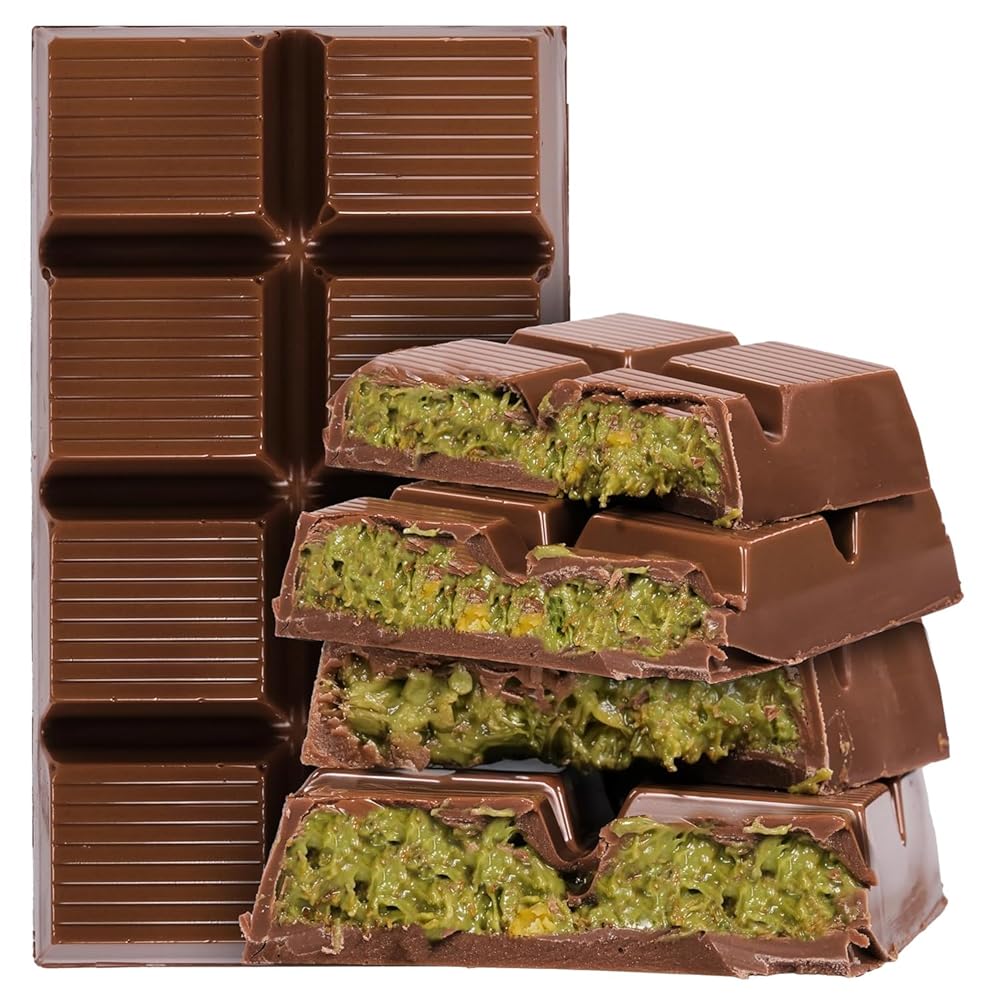 Authentic Dubai Chocolate – Pistachio & Kunafa Luxury Bars