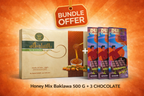 Honey Mix Baklava + 3 Dubai chocolate 70g - £28.50 Regular price £30.50